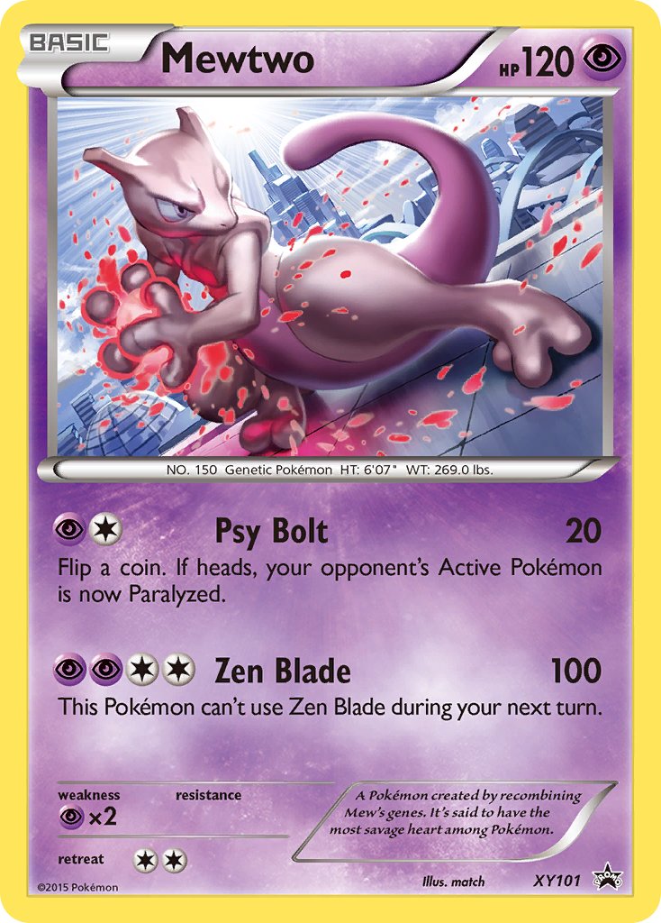 Mewtwo - XY101 - XY Promos