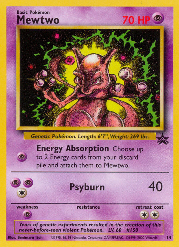 Mewtwo - 14 - Wizards Black Star Promos