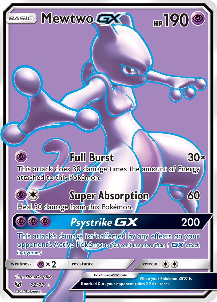 Mewtwo-GX - 72 - Shining Legends