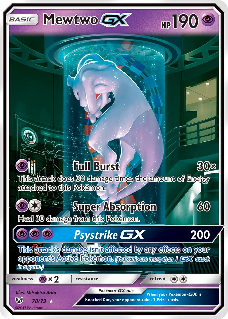 Mewtwo-GX - 78 - Shining Legends