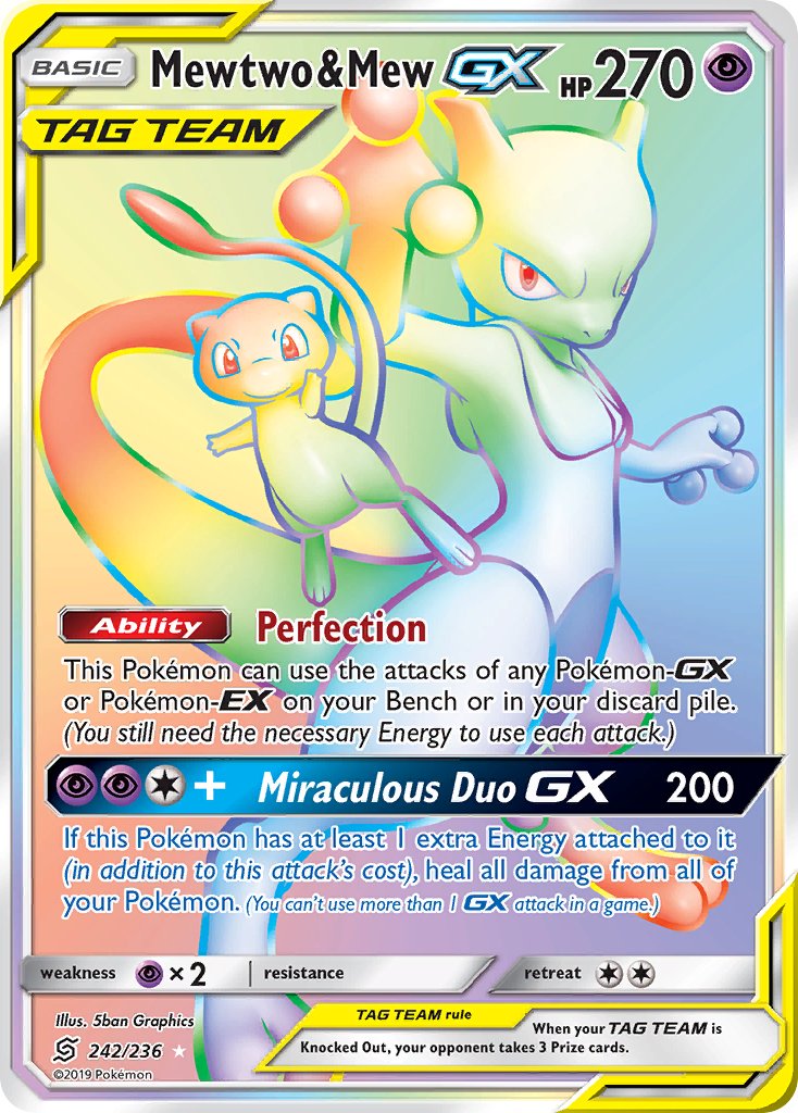 Mewtwo & Mew-GX - 242 - Unified Minds