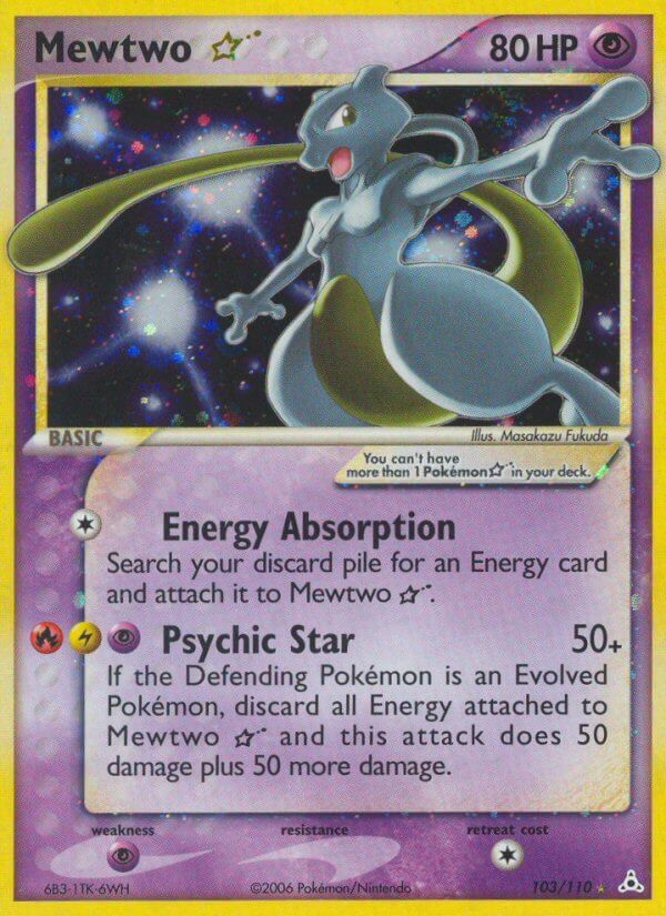 Mewtwo Star - 103 - Holon Phantoms