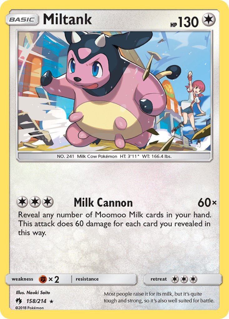 Miltank - 158 - Lost Thunder