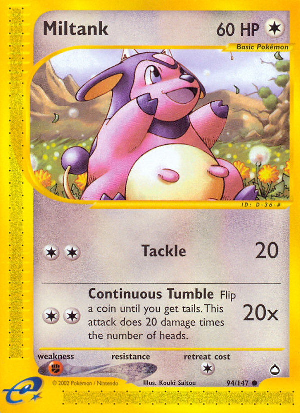 Miltank - 94/147 - Aquapolis