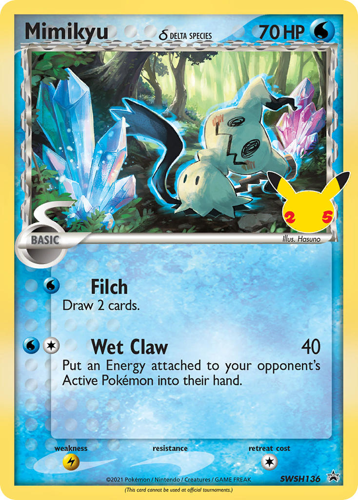 Mimikyu - SWSH136 - Sword & Shield Promos