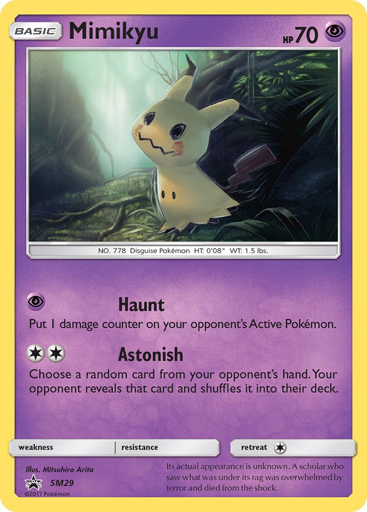 Mimikyu - SM29 - Sun & Moon Promos