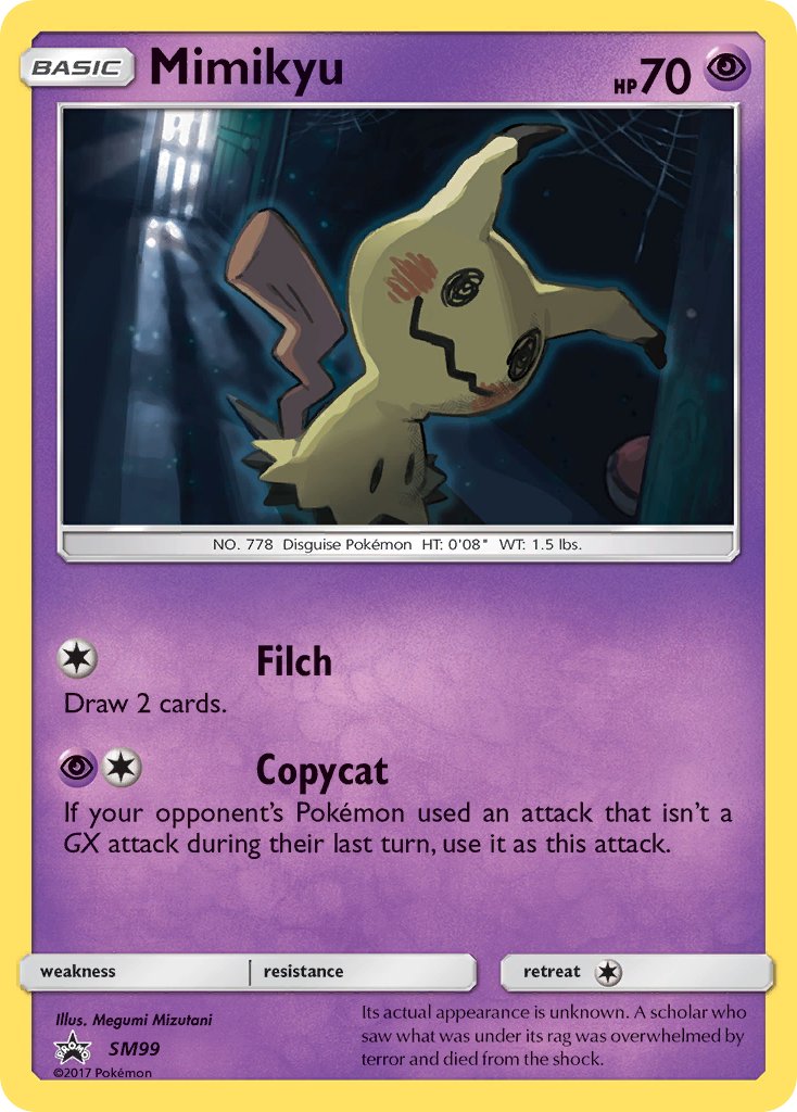 Mimikyu - SM99 - Sun & Moon Promos