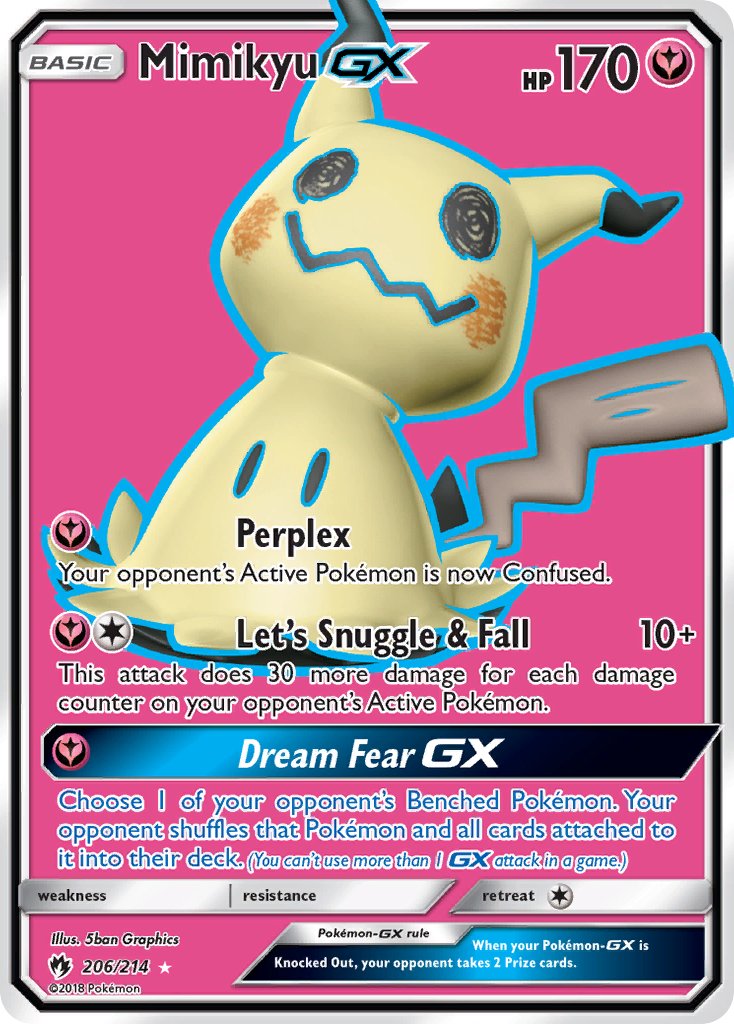 Mimikyu-GX - 206 - Lost Thunder