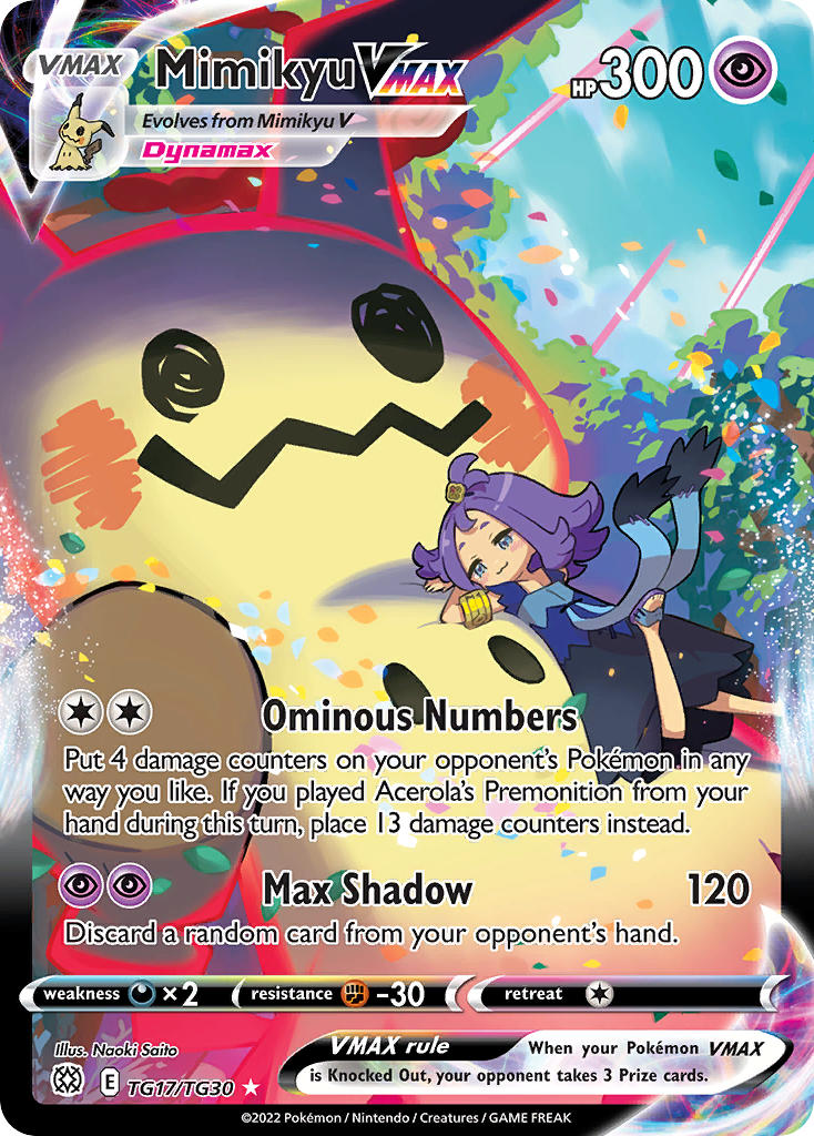 Mimikyu VMAX - TG17 - Brilliant Stars