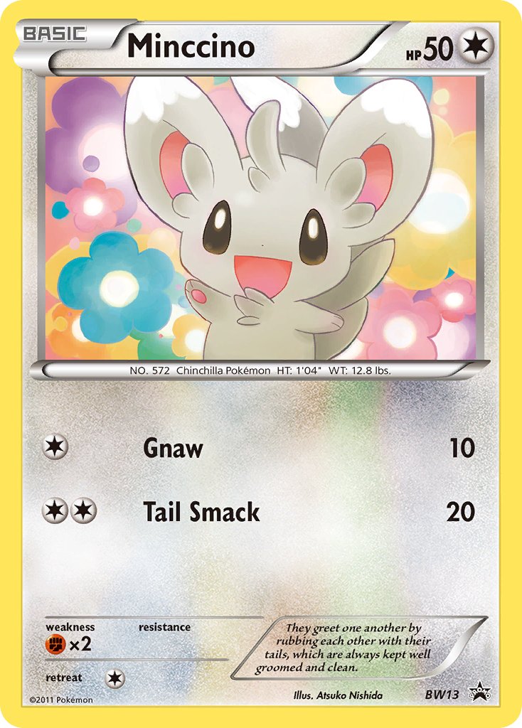 Minccino - 13 - Black & White Promos