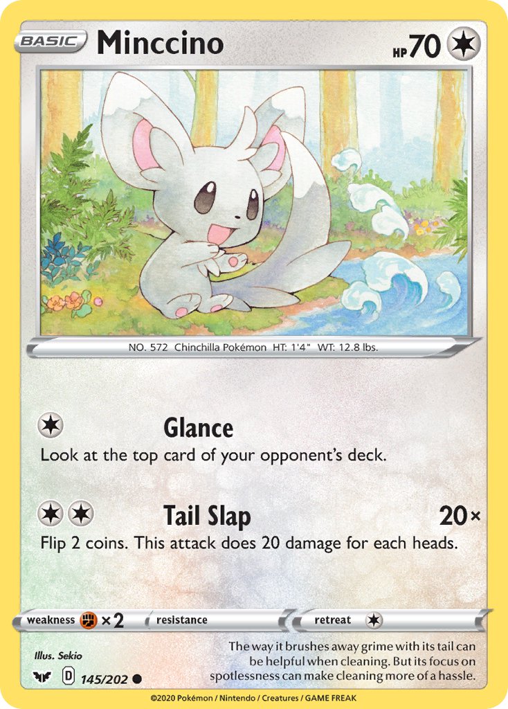 Minccino - 145 - Sword & Shield