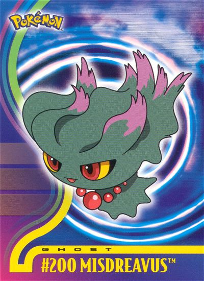 Misdreavus - 200 - Topps - Johto League Champions - front