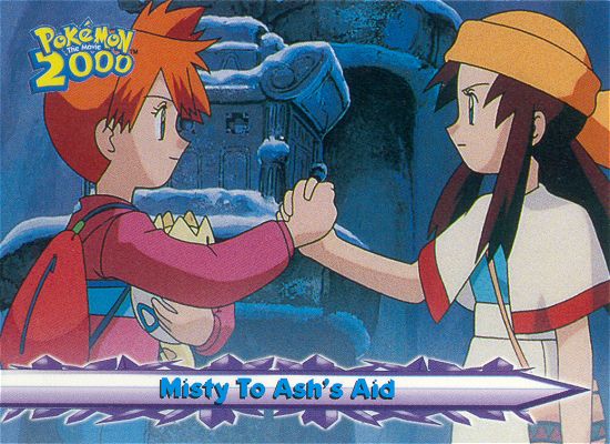 Misty To Ash's Aid - 59 - Topps - Pokemon the Movie 2000 - front