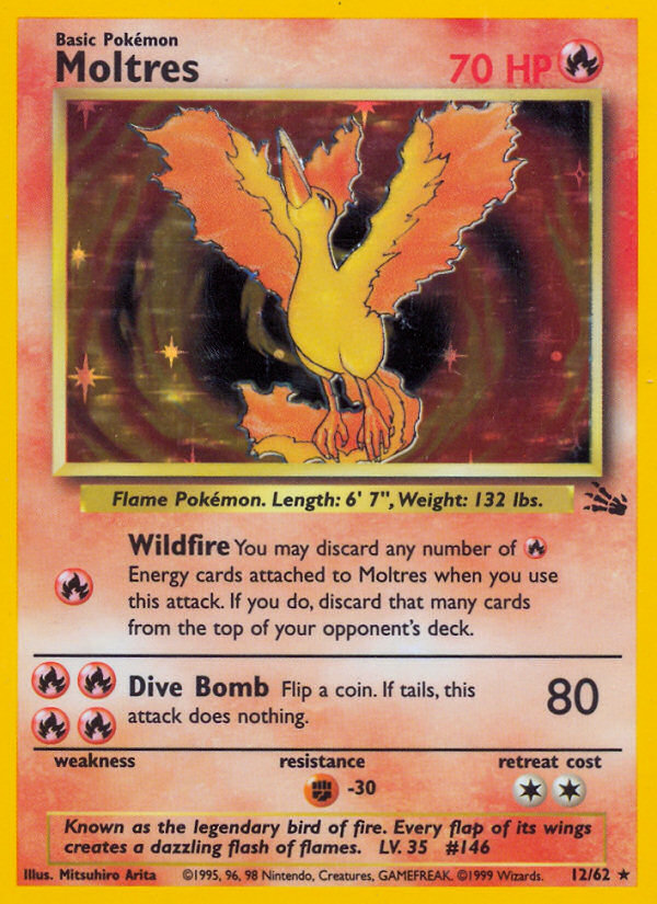 Moltres Fossil set unlimited