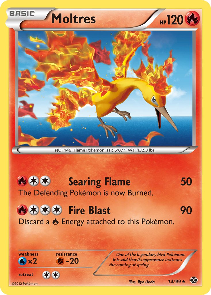 Moltres (22/113) [Black & White: Legendary Treasures]