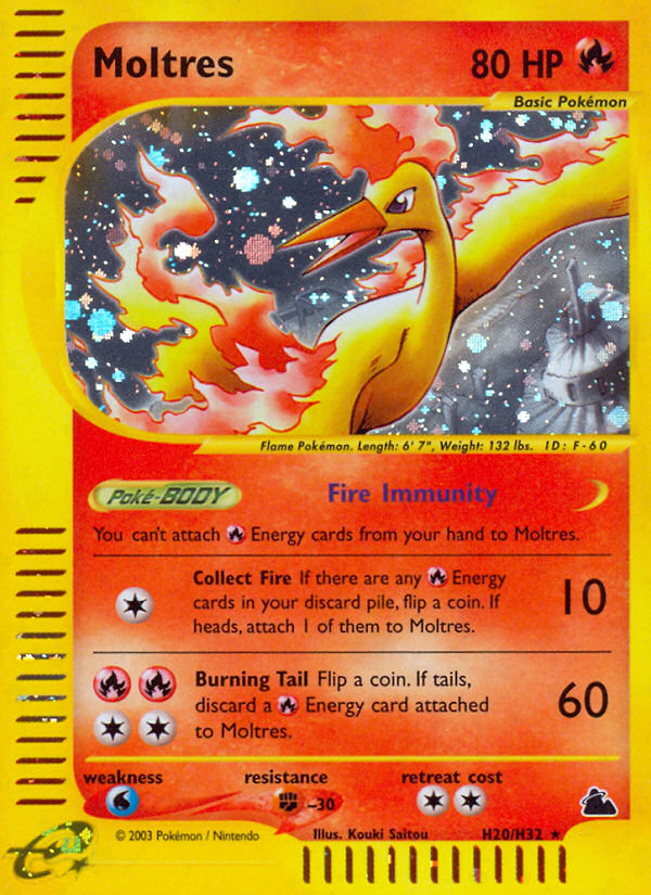 Moltres - H20/H32 - Skyridge