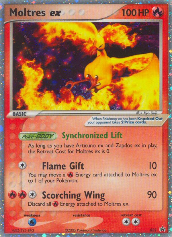 Moltres ex - EX FireRed & LeafGreen Pokémon card 115/112