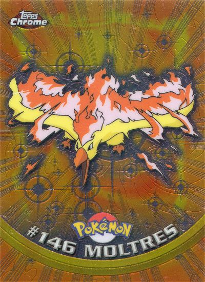 Moltres - 146 - Topps - Chrome series 2 - front