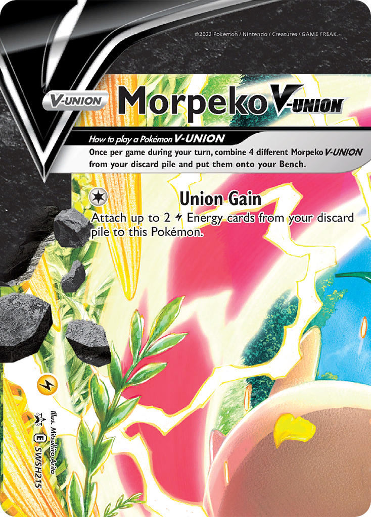 Morpeko V-UNION - SWSH215 - Sword & Shield Promos