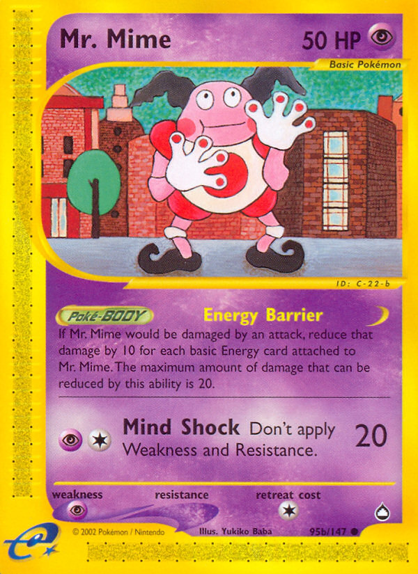 Mr. Mime - 95/147 - Aquapolis