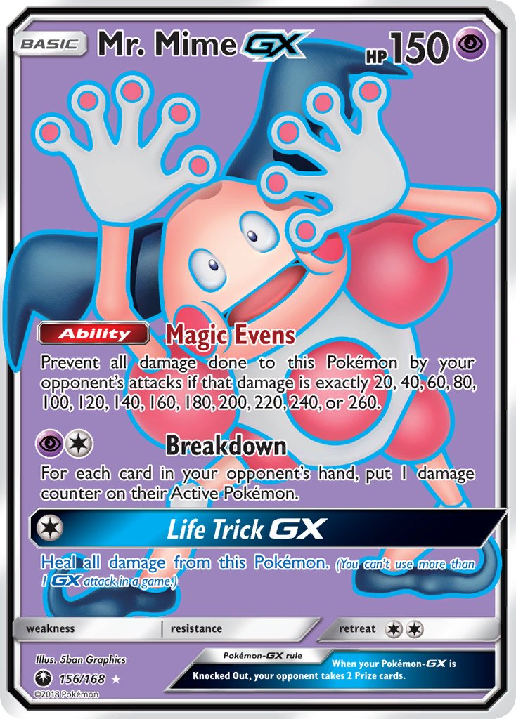 Mr. Mime-GX - 156 - Celestial Storm