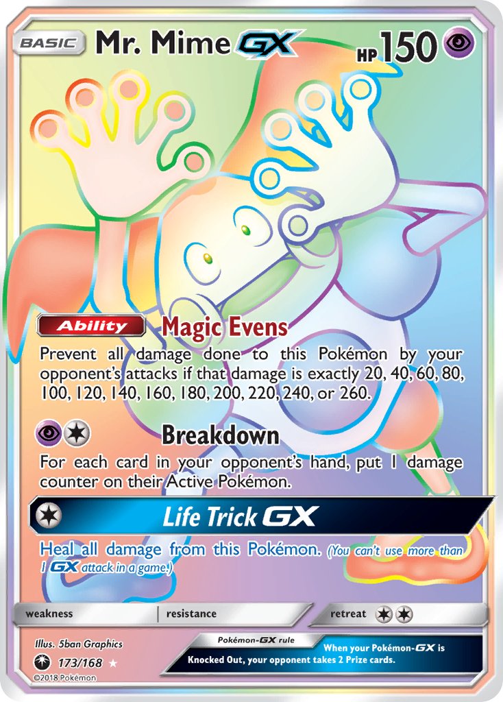 Mr. Mime-GX - 173 - Celestial Storm