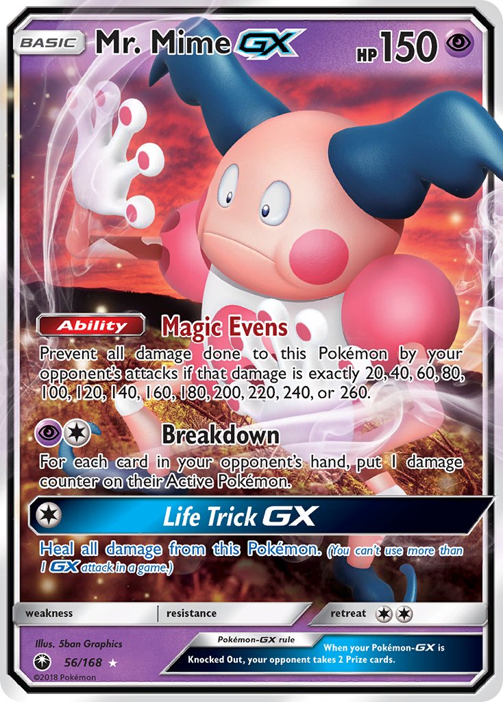 Mr. Mime-GX - 56 - Celestial Storm