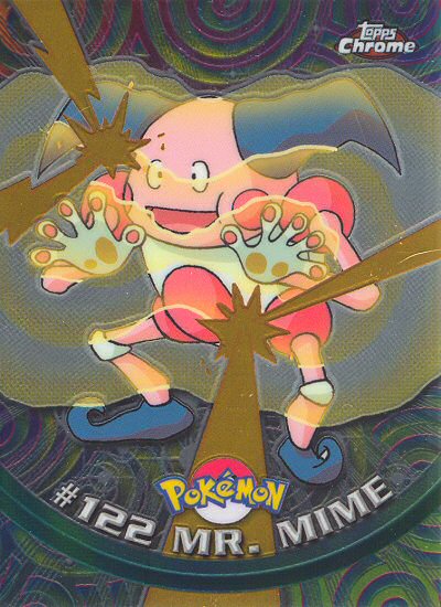 Mr. Mime - 122 - Topps - Chrome series 2 - front