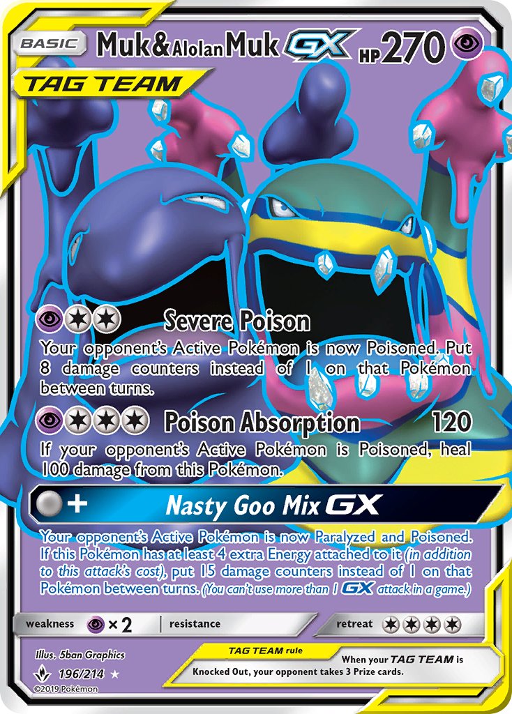 Muk & Alolan Muk-GX - 196 - Unbroken Bonds