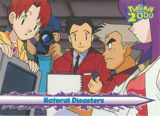 Natural Disasters - 37 - Topps - Pokemon the Movie 2000 - front