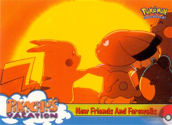 New Friends and Farewells - 59 - Topps - Pokemon the first movie - front