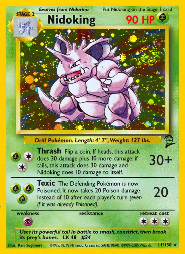 Nidoking-11-Base Set 2