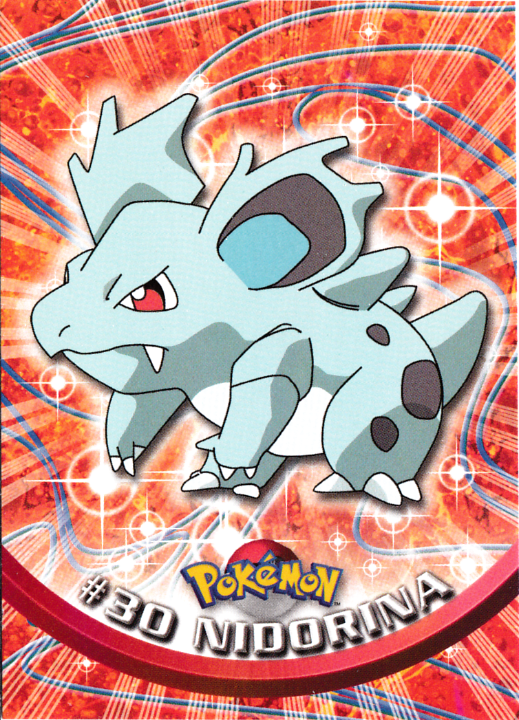 Nidorina - 30 - Topps - Series 1 - front