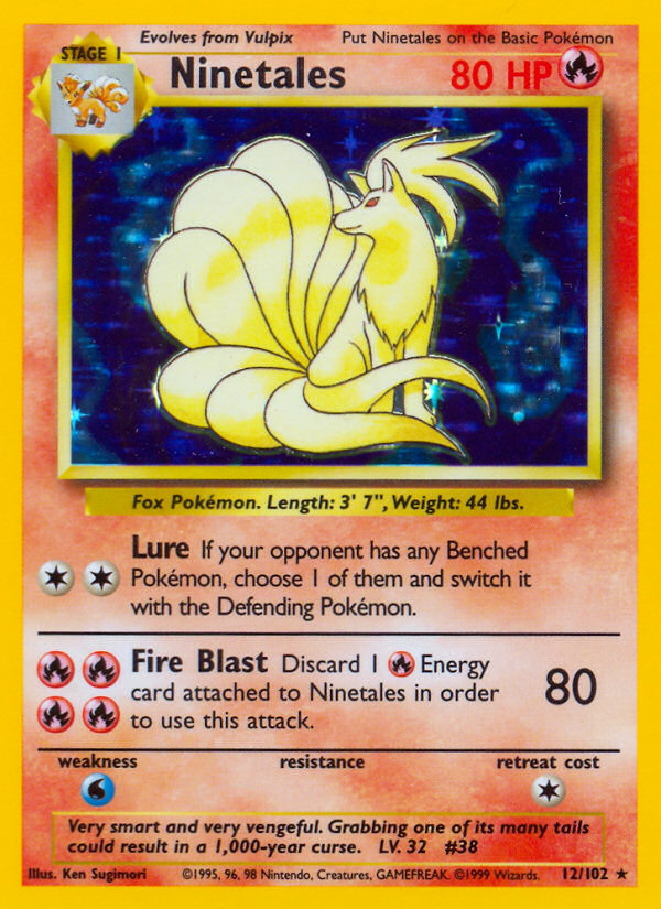 Ninetales Base set Unlimited