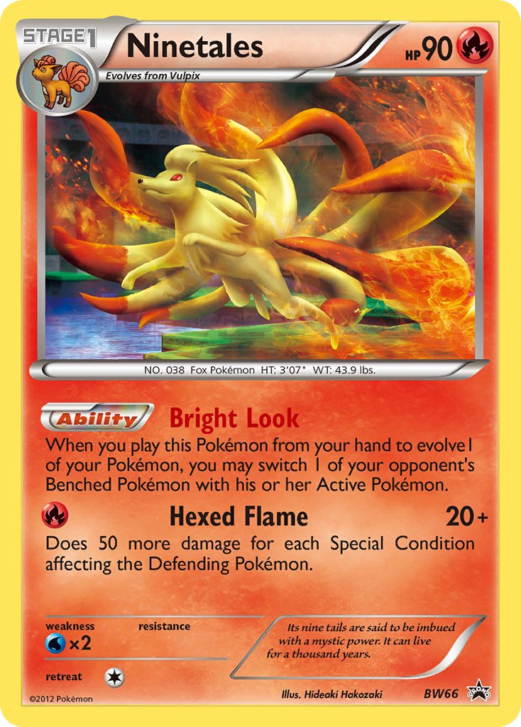 Ninetales - BW66 - Black & White Promos