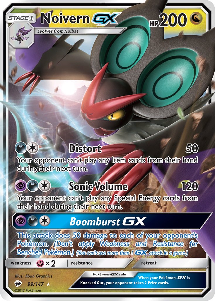 Noivern-GX - 99 - Burning Shadows