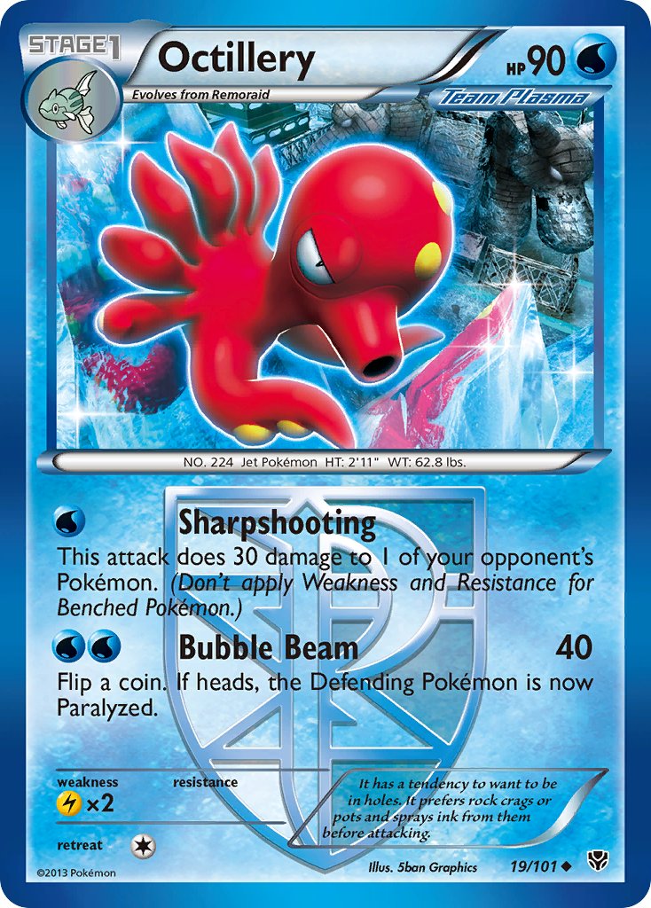 Octillery - 19 - Plasma Blast