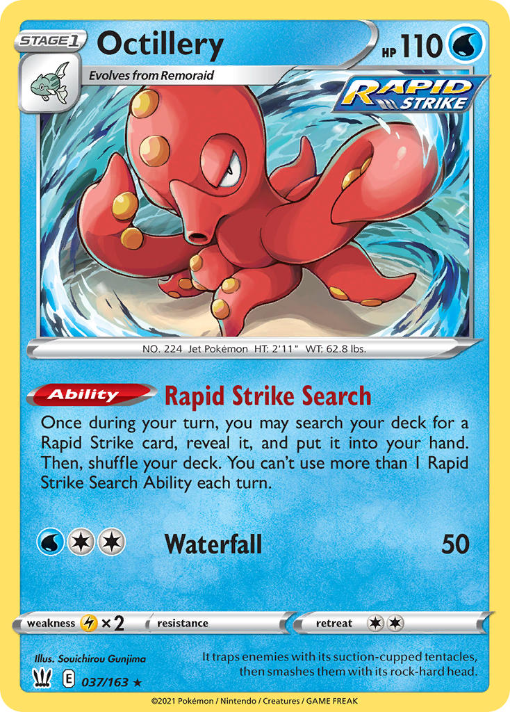 Octillery - 37 - Battle Styles