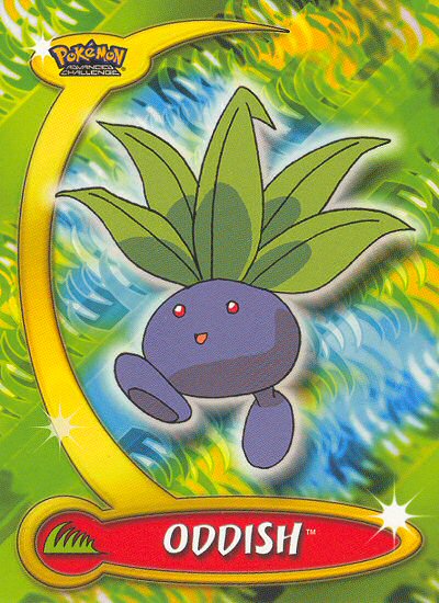 Oddish - 52 - Topps - Pokemon Advanced Challenge - front