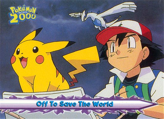 Off To Save The World - 48 - Topps - Pokemon the Movie 2000 - front