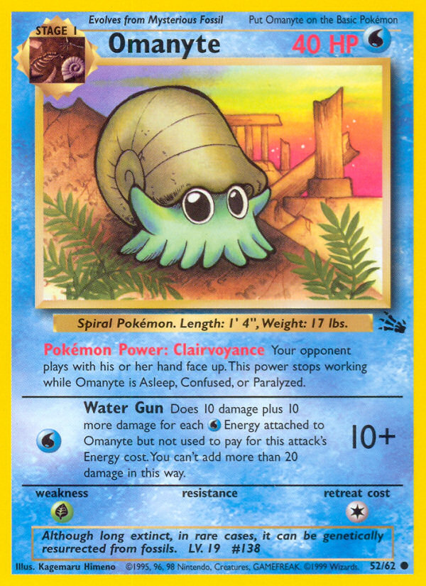 Omanyte Fossil set unlimited