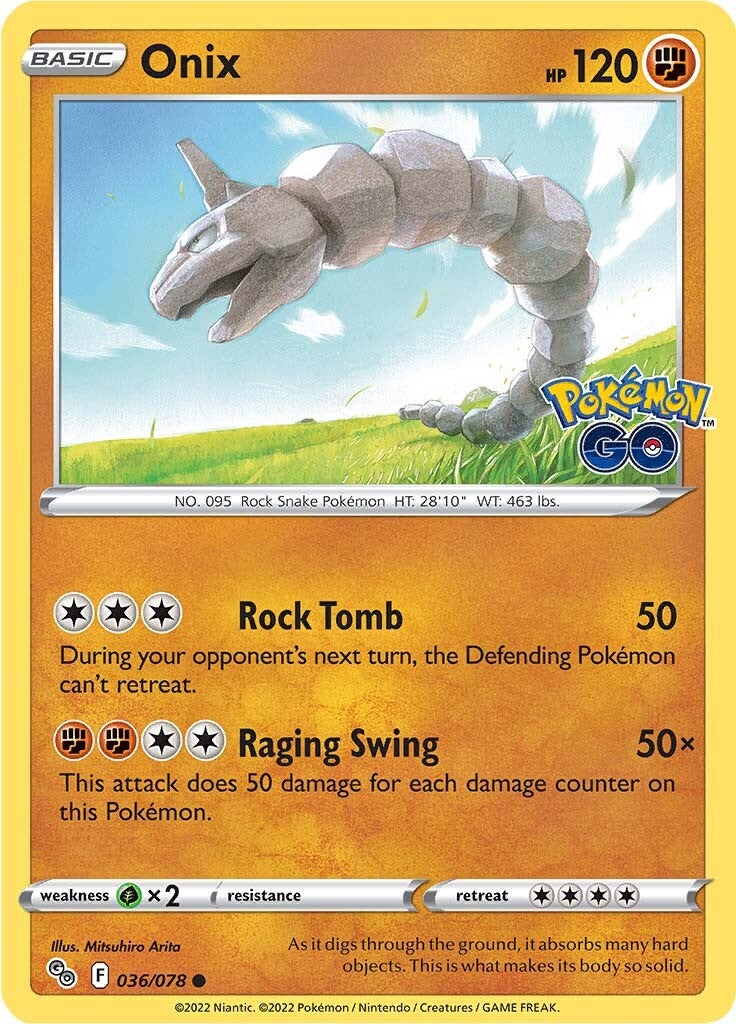 Is Onix A Good Pokemon? Here's The Reality Check - Game Specifications