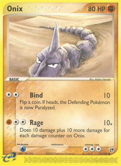 Check the actual price of your Onix 138/264 Pokemon card