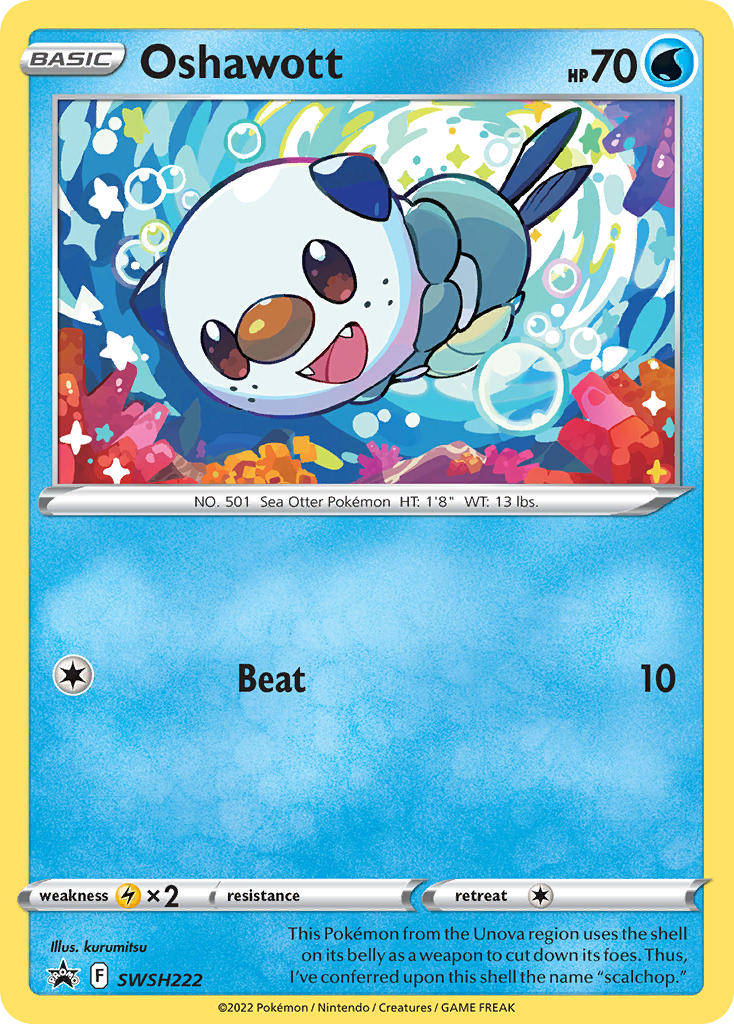 Oshawott - SWSH222 - Sword & Shield Promos