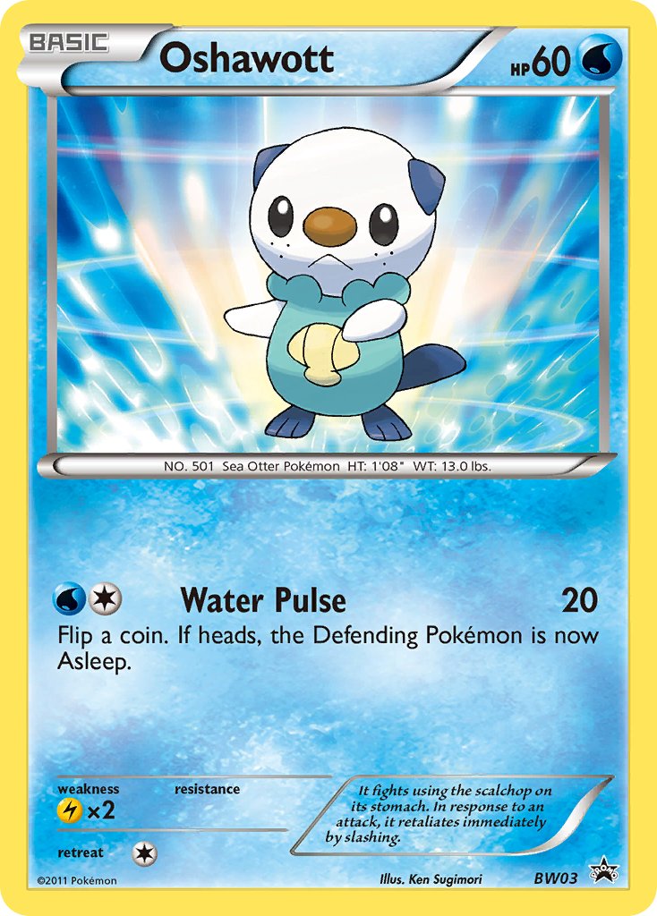 Oshawott - BW03 - Black & White Promos