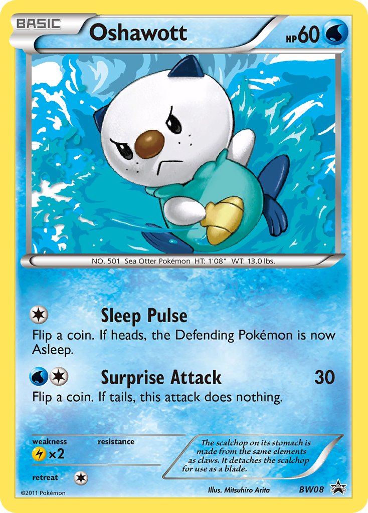 Oshawott - BW08 - Black & White Promos