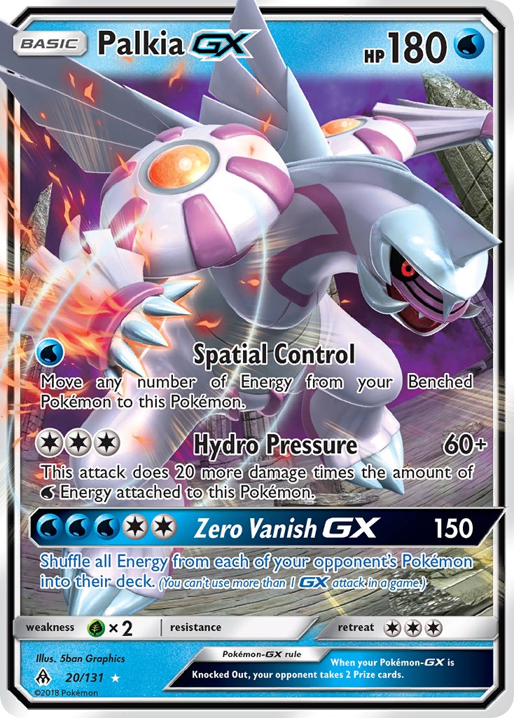 Palkia-GX - 20 - Forbidden Light