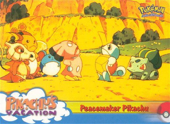 Peacemaker Pikachu - 46 - Topps - Pokemon the first movie - front