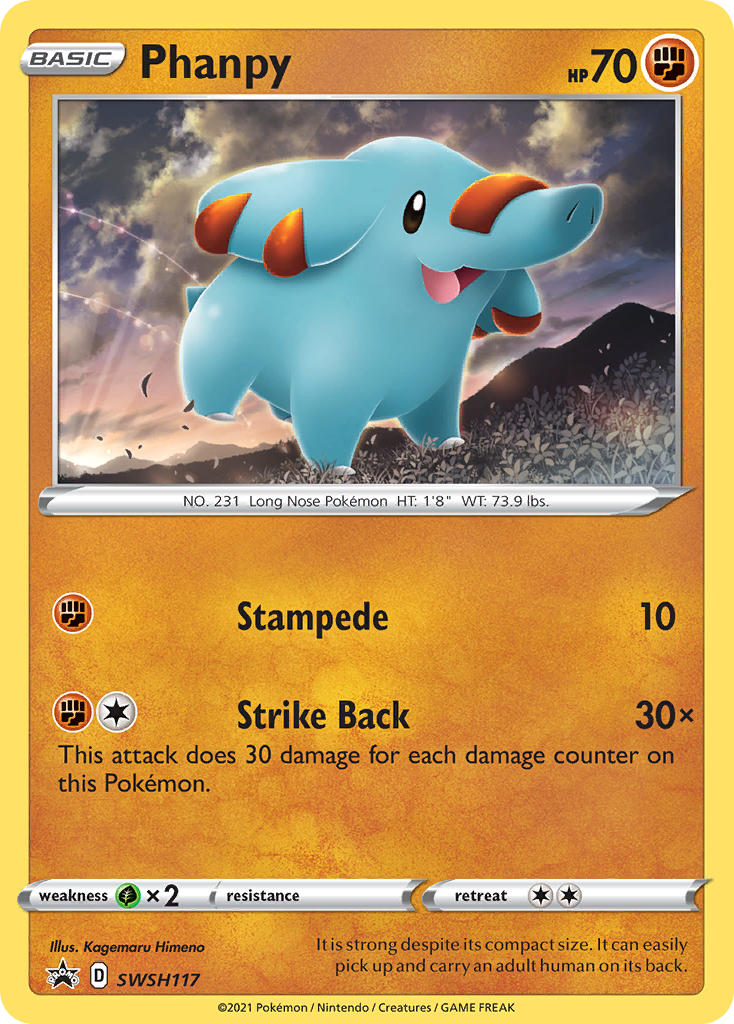 Phanpy - SWSH117 - Sword & Shield Promos