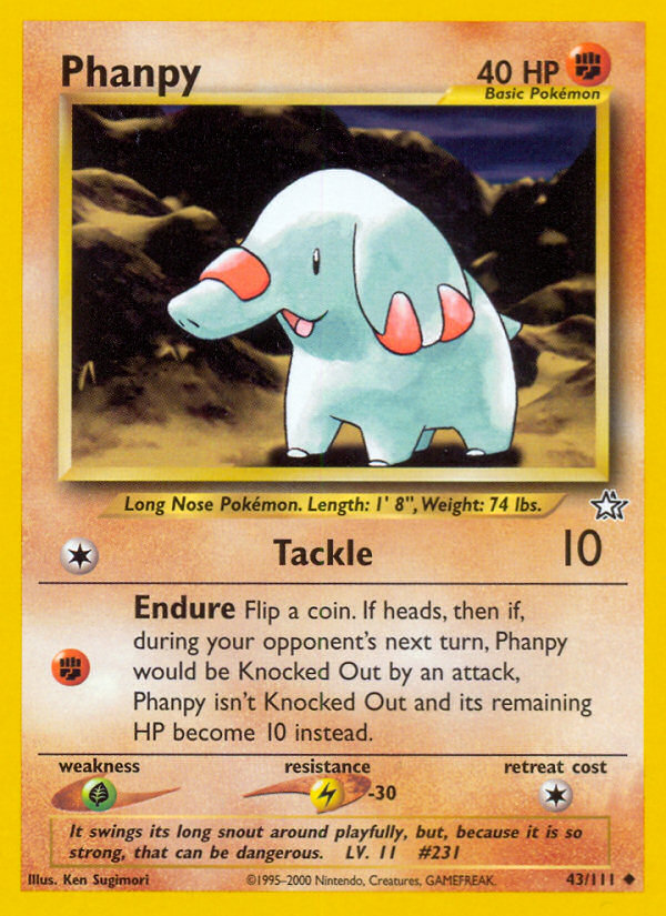 Phanpy - Neo Genesis - Unlimited